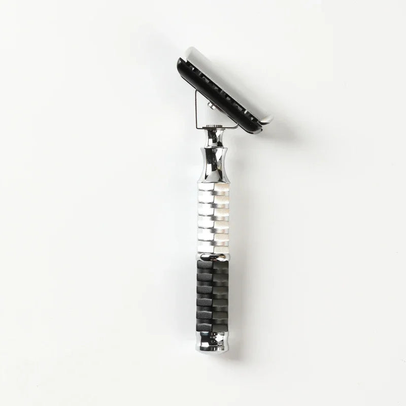 2026 New Arrival Yaqi Blind Box Razor Double-edge Tilt Diagonal Razor Head Inclined at 45° to Handle for Shaving Accessories Peaceful Pleasures Health and Wellness