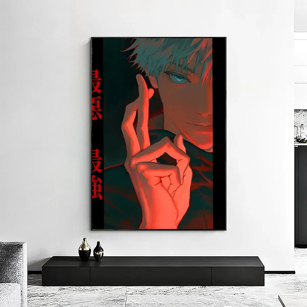 Satoru Gojo Canvas Wall Art | Jujutsu Kaisen Anime Poster