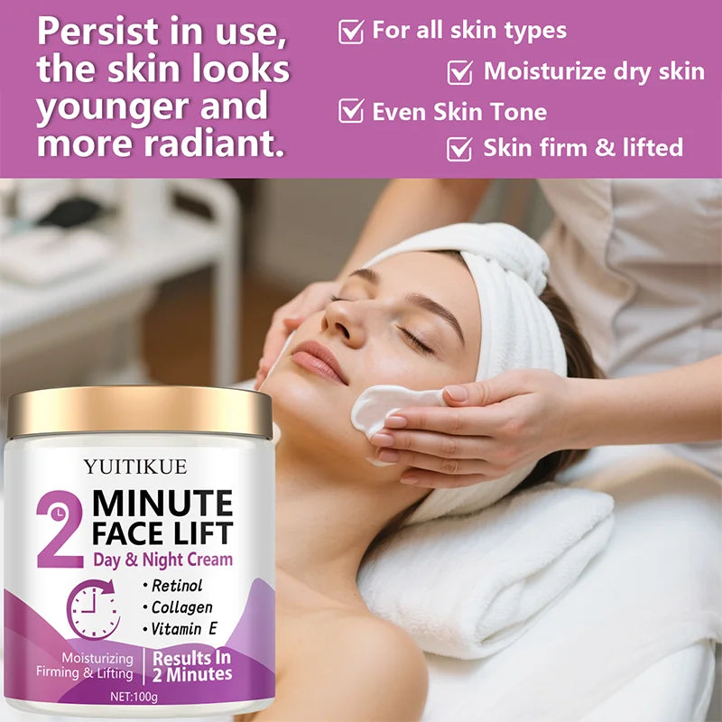 Face Lift Cream 100g | Retinol, Collagen & Hyaluronic Acid Firming Face Cream Peaceful Pleasures Health and Wellness