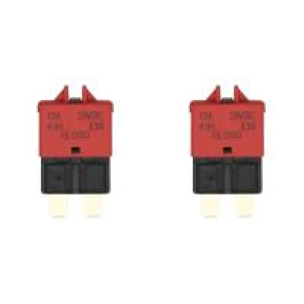 1/2PCS Circuit Breaker Blade Fuse 12V 24V Resettable 5-30A Marine RVs Automatic Reset Thermal Circuit Breaker Car Blade Fuse Box Peaceful Pleasures Health and Wellness F447 2PCS