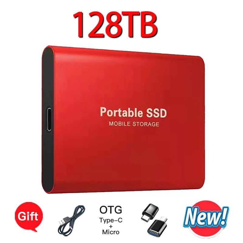 EOENKK 2TB Portable SSD External Drive USB 3.1 Type-C