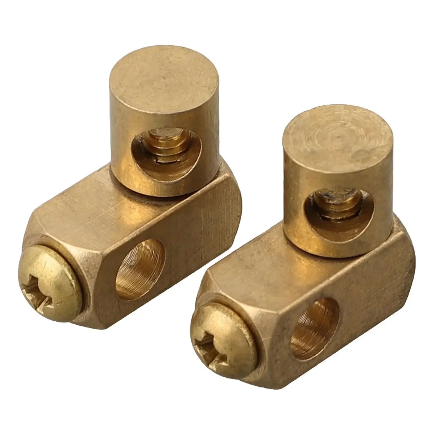 17mm Metal Double Joint Piece for Eccentric Drain Fittings | 2-Pack
