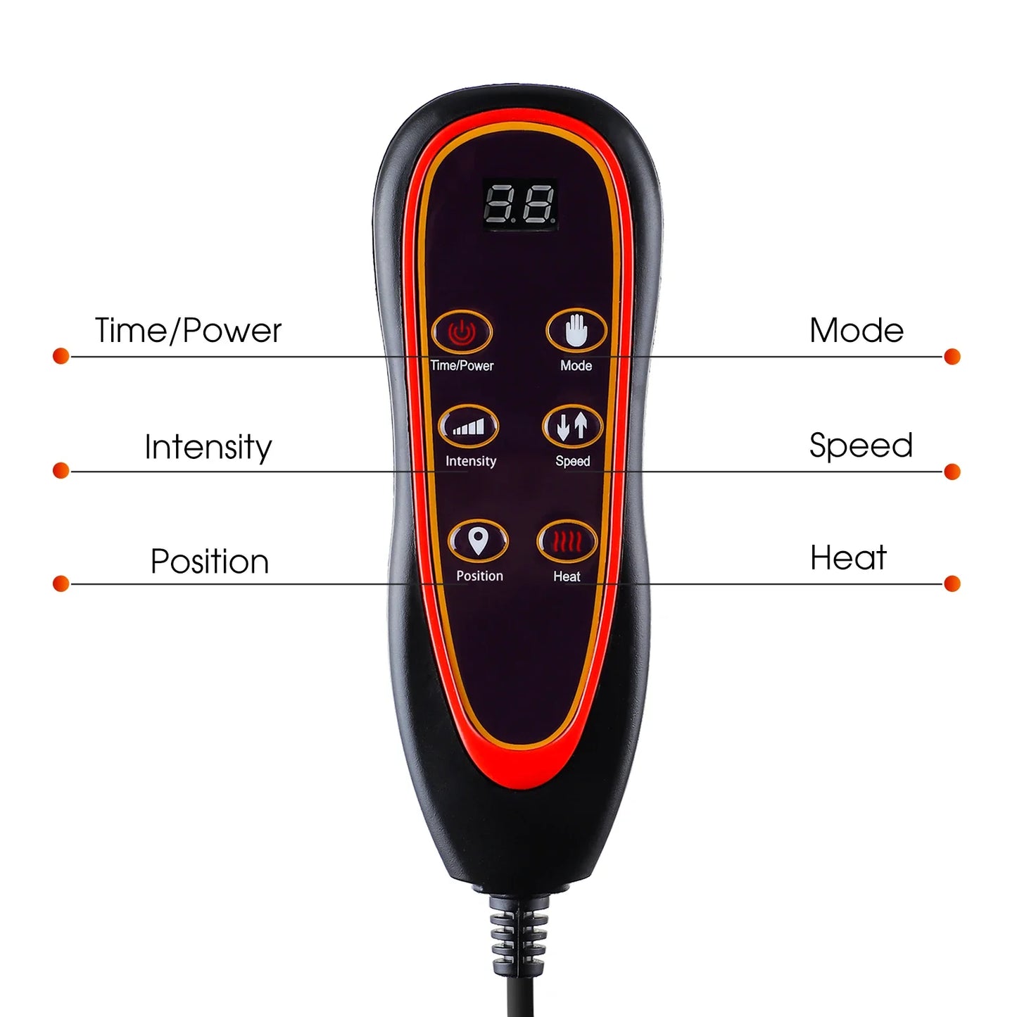 Hailicare Heating Vibration Back Massager Mat – Chair & Car