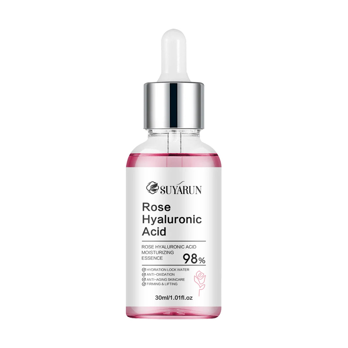 SUYARUN Professional Anti-Aging Rose Serum Essence for Face, Brightening & Even Skin Tone, Organic Rose Extracts. Peaceful Pleasures Health and Wellness 30ml