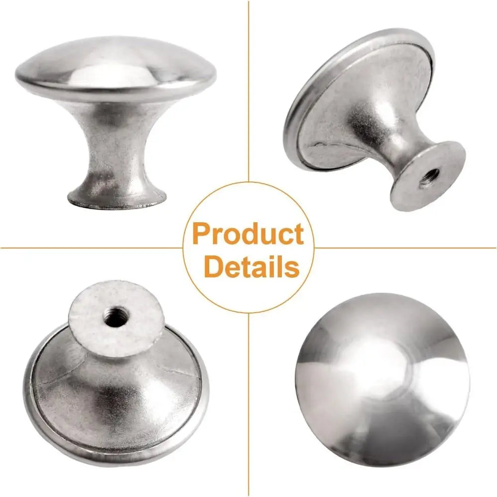 Stainless Steel Self-Adhesive Drawer & Cabinet Knob