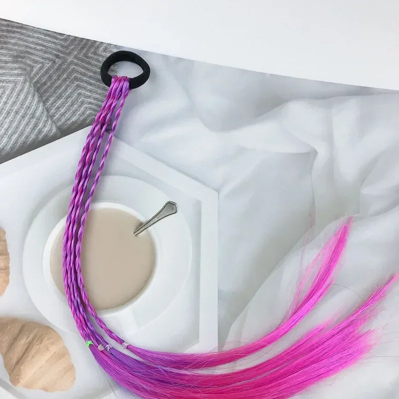 10pcs Colorful Hair Ornament, Ponytail Wigs, Headbands, Rubber Bands, Hair Accessories, Headwear Peaceful Pleasures Health and Wellness China Mainland BC04-0004