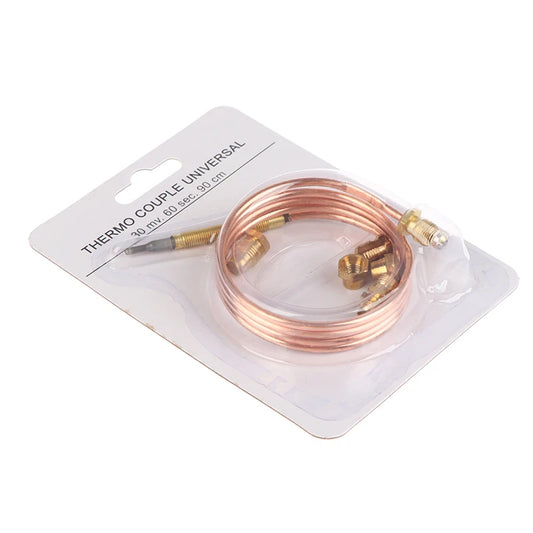 Universal 3.0mv Gas Stove Thermocouple With 5 Nuts Heating Gas Burner Replace Thermocouple Adaptor Gas Stove Parts Replacement Peaceful Pleasures Health and Wellness