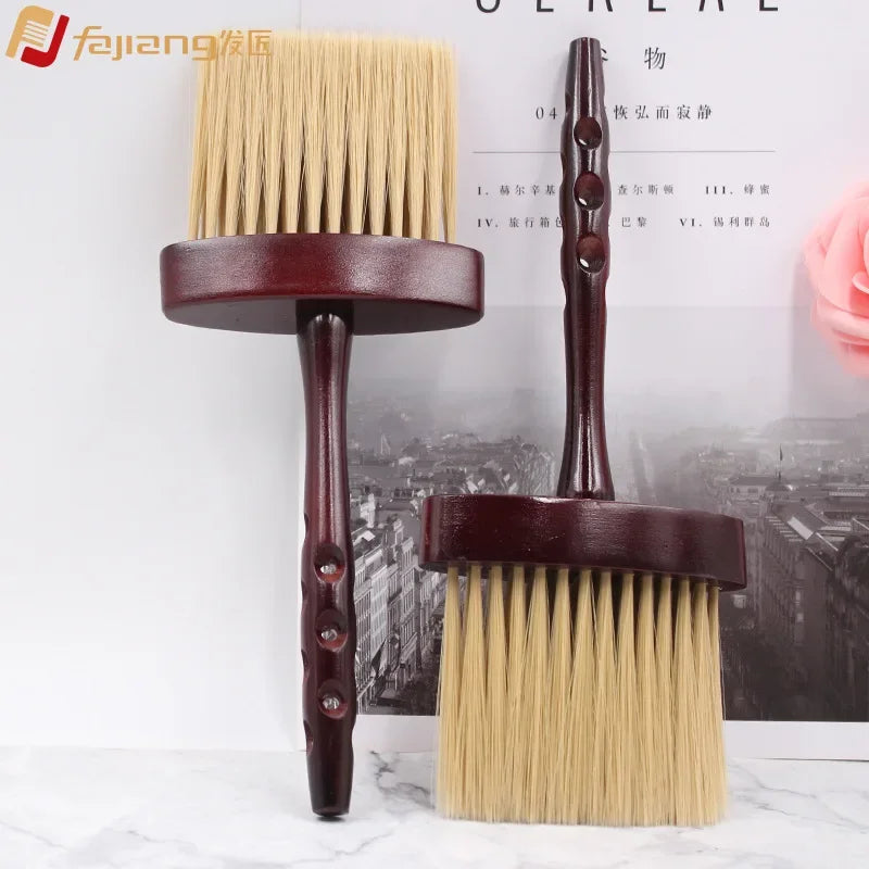 Hairdressing Styling Tool for Barber Salon, Hair Cutting Broken Hair Cleaning Brush, Neck Face Duster, Soft Hair Brush Peaceful Pleasures Health and Wellness 0058