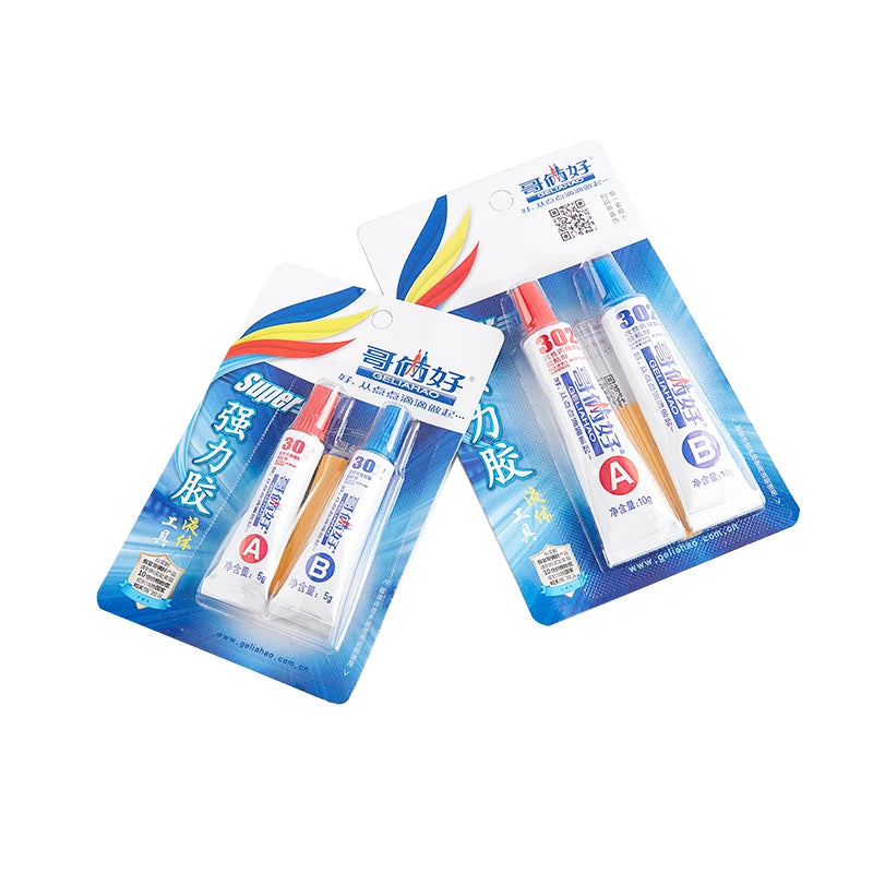 HELTC 302 Fast-Drying Epoxy AB Glue | Strong Metal Bond Epoxy Adhesive Peaceful Pleasures Health and Wellness