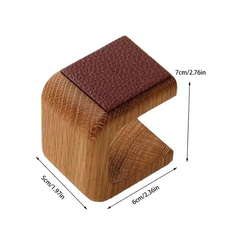 Solid Wood Watch Stand & Jewelry Organizer | Desktop Display Jewelry Display Stand Peaceful Pleasures Health and Wellness Dark Brown
