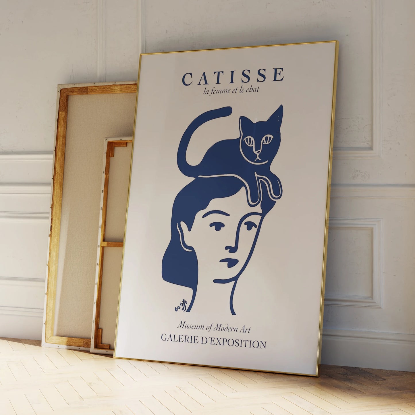 Matisse Woman With Cat Canvas Wall Art Print | Home Decor Canvas Wall Art Peaceful Pleasures Health and Wellness