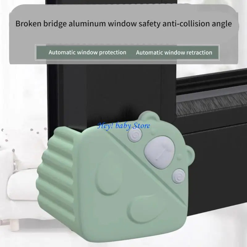 Baby Window Corner Guards – ABS Silicone Childproof Protectors