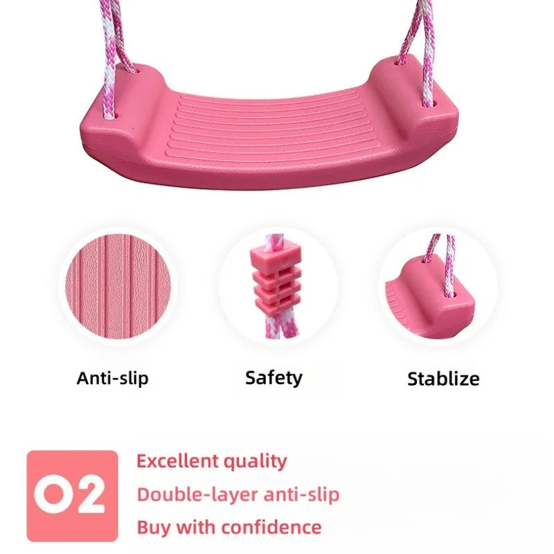 Children's Swing Toys Garden Hanging Rainbow Swing, Convenient Indoor and Outdoor Baby Swing, Children's Outdoor Game Toys Peaceful Pleasures Health and Wellness