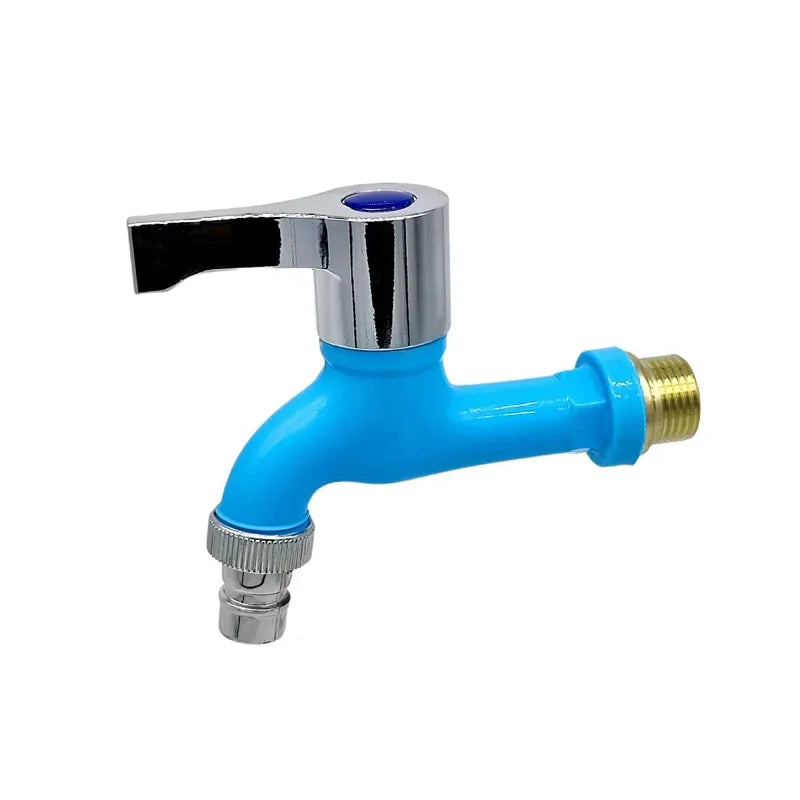 1/2" In-Wall Washing Machine Faucet | 4-Point Water Inlet Tap
