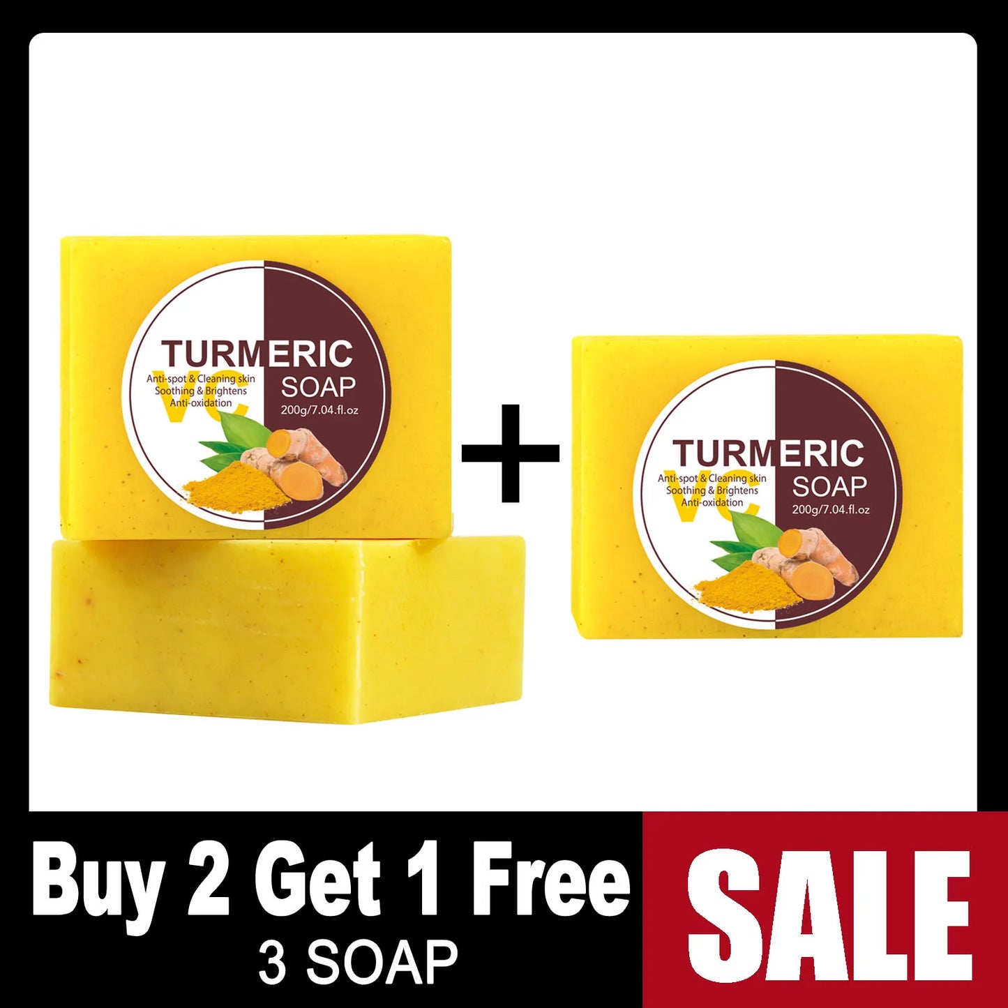 AILKE Turmeric Skin Care Set – Brighten, Cleanse & Moisturize
