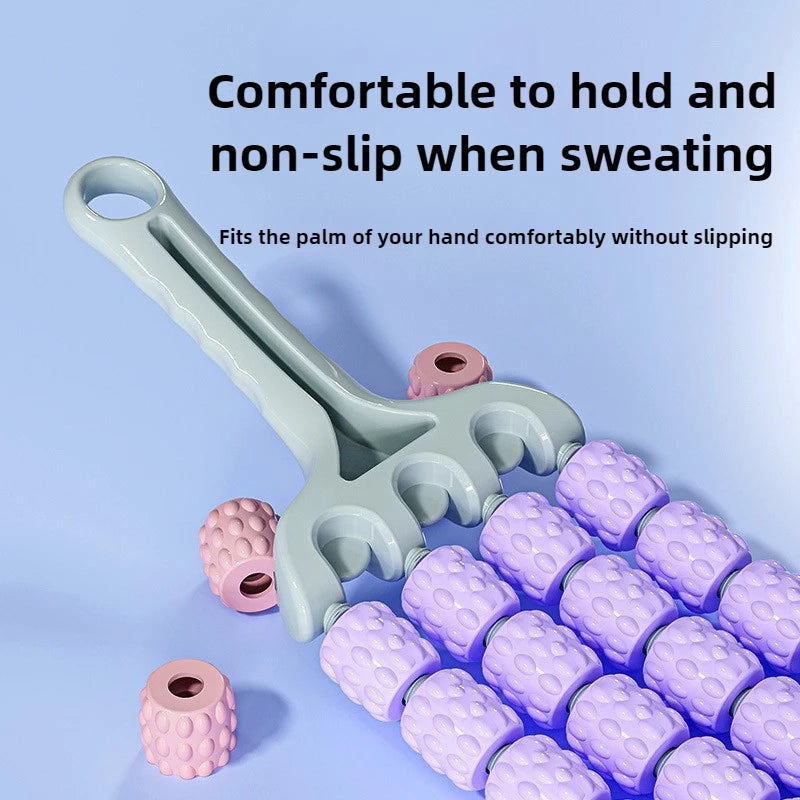 Portable Roller Massage Stick Manual Massage Tool Children's Muscle Roller Yoga Fitness Comfortable Massage Stick, Outdoor Gym Peaceful Pleasures Health and Wellness