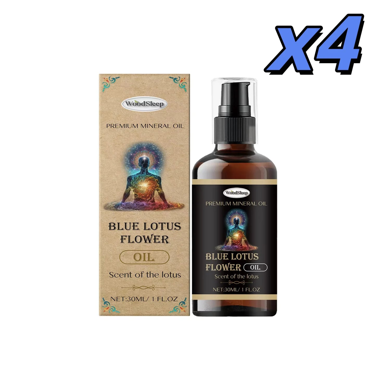 WOODSLEEP Blue Lotus Essential Oil – Skin, Hair & Nails 30ml