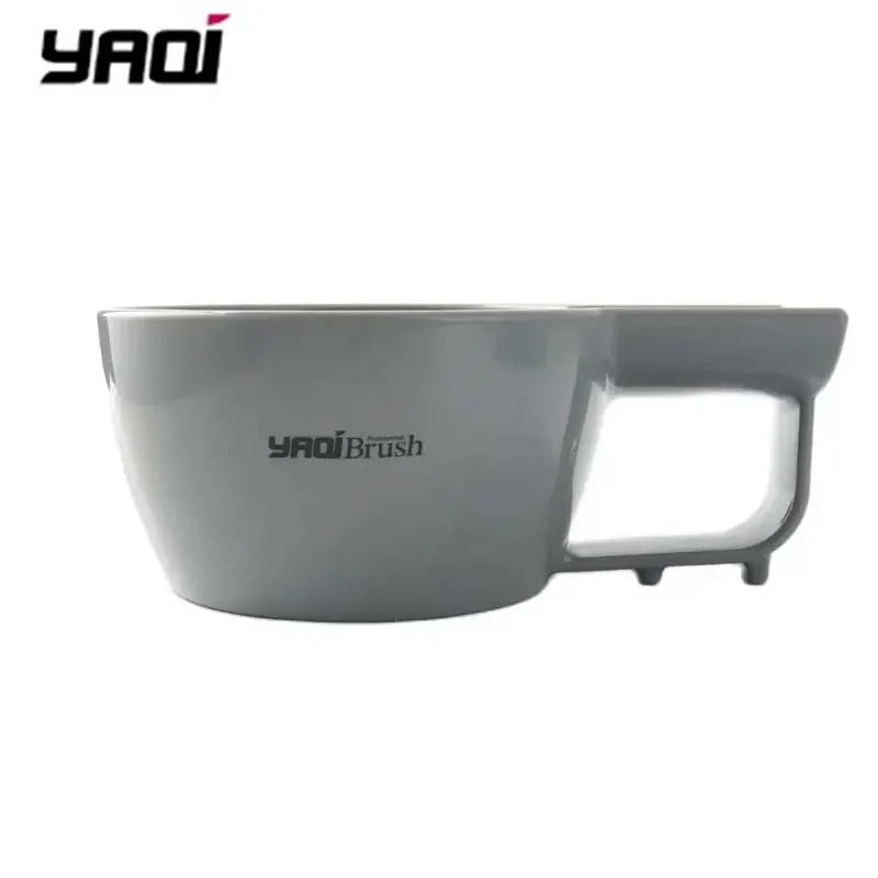 Yaqi Cheap 5Color Minimalism Plastic Shaving Bowl For Mens Shaving Brush High Quality Durability Versatile Use Male Shaving Bowl Peaceful Pleasures Health and Wellness