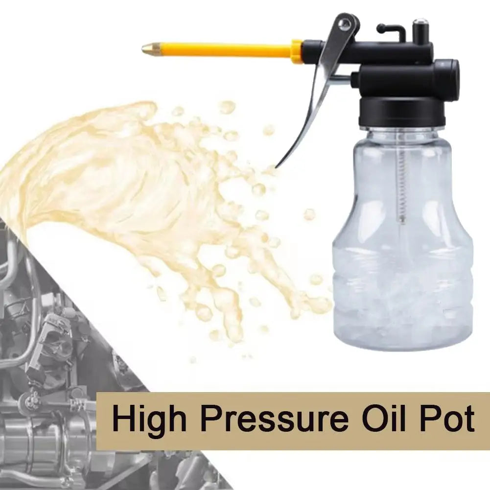 250ml/350ml High Pressure Grease Gun & Oil Pump Kit Transparent Plastic Machine Pump Oiler Grease Gun for Machine, Bike Mainten Peaceful Pleasures Health and Wellness