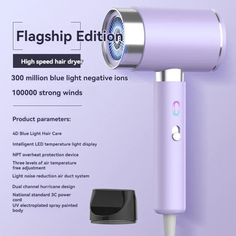 URGGU 2400W Ionic Hair Dryer – Hot Cold Air, 3-Speed Ceramic