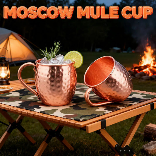 100% Copper Moscow Mule Mug Durable Coppery Beer Mugs 12OZ Coffee Mug Milk Cup Pure Copper Bar Cup Drinkware Peaceful Pleasures Health and Wellness