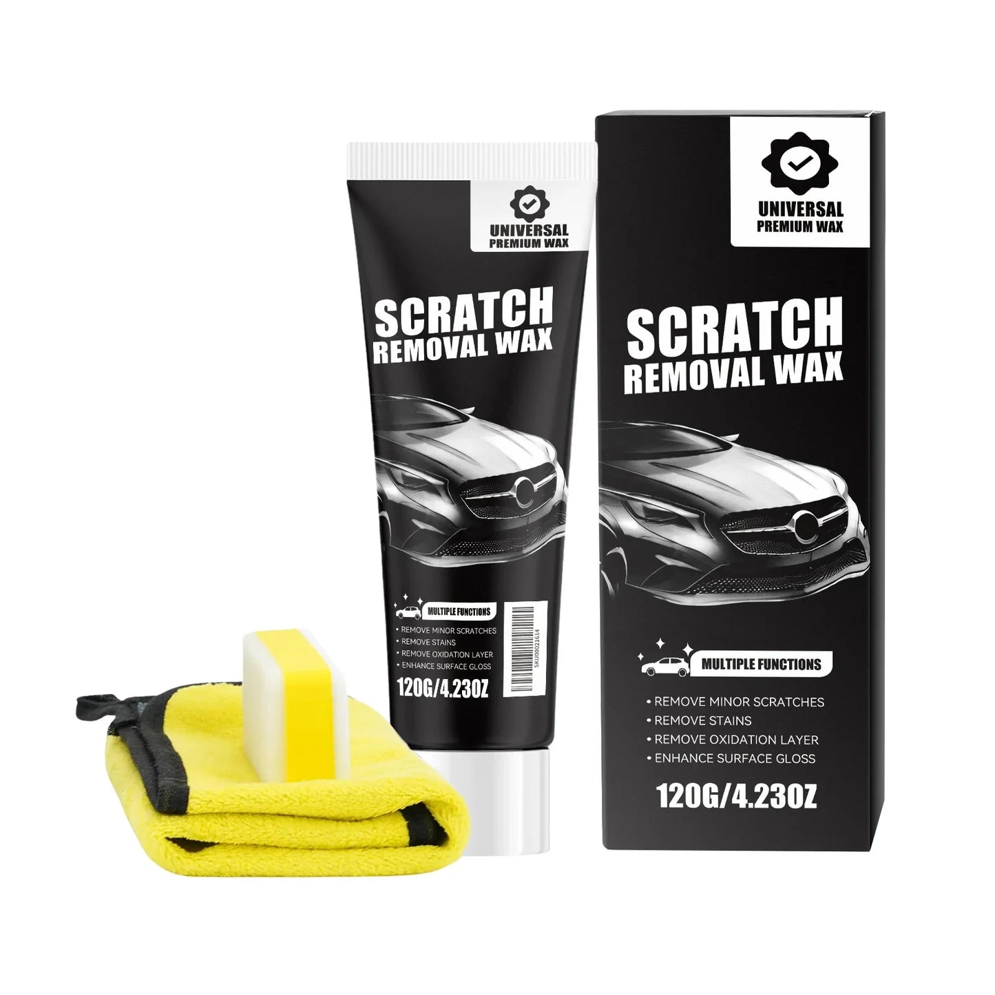 Car Scratch Repair & Polish Kit – Auto Paint Care & Shine