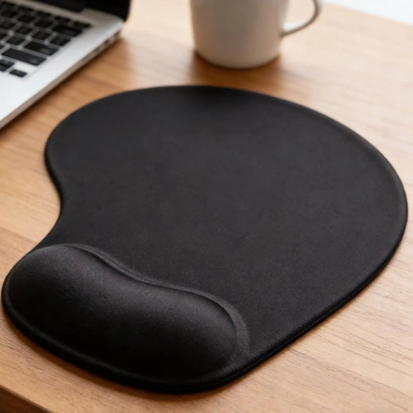 Mouse Pad with Wrist Rest Support Ergonomic Non-Slip Gel Memory Foam Cushion for Gaming Office Computer Laptop Home Work Peaceful Pleasures Health and Wellness