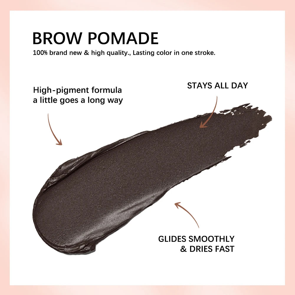 Eyebrow Pomade Enhancers Long-lasting Waterproof Eye Brows Pomade Texture Eye Brow Tint Enhancers For Women Eyebrow Cosmetics Peaceful Pleasures Health and Wellness