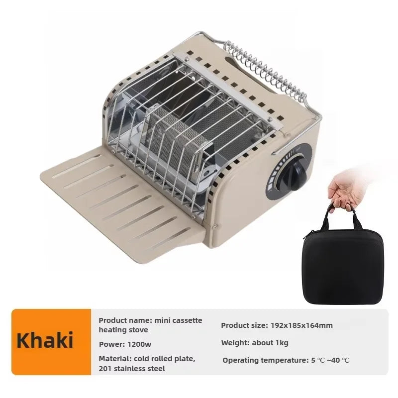 Outdoor Camping Heater Roasting Stove Gas Burners Camp Tent Hunting Heater Warming Stove Hands Warmer Camping Equipment Peaceful Pleasures Health and Wellness A3