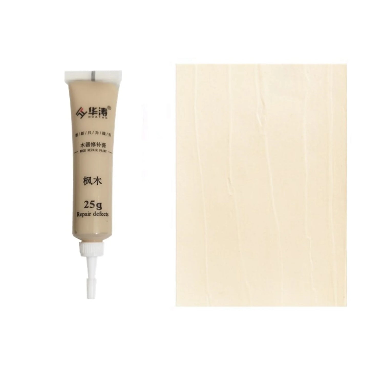 Wood Filler Floor Scratch Paint Repair Oak/Veneer/Walnut Color Water-Based Putty Discoloration Cracks Gouges Peaceful Pleasures Health and Wellness Maple