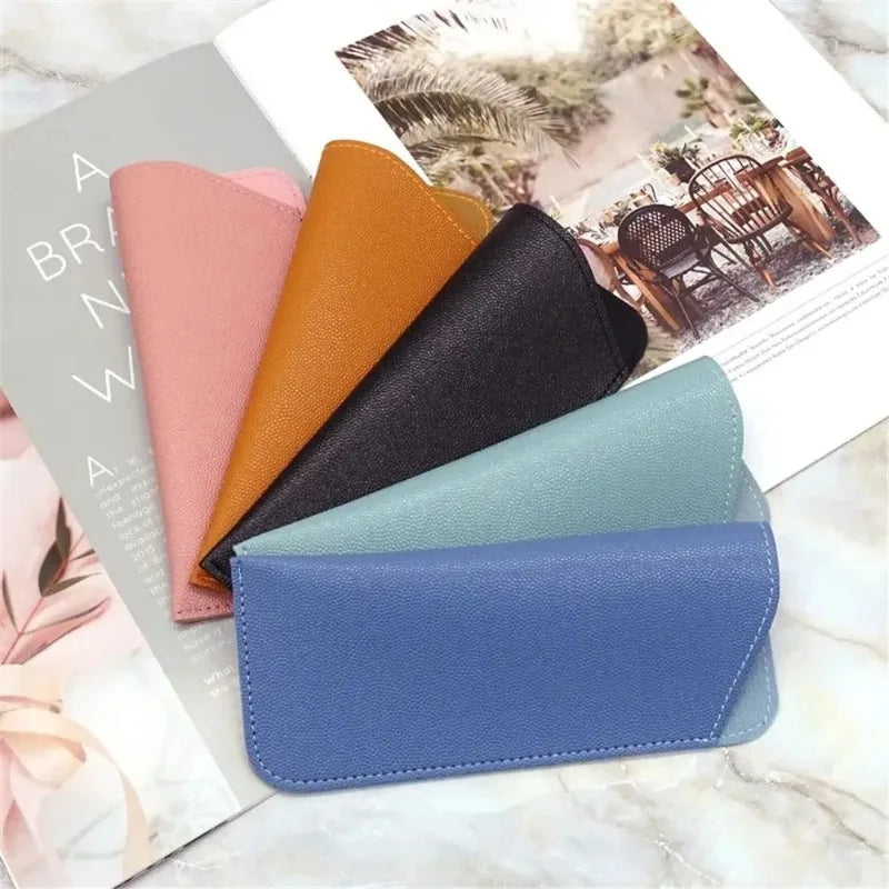 Soft PU Leather Glasses Case Pouch – Unisex Sunglasses Bag Eyeglass Case Pouch Peaceful Pleasures Health and Wellness