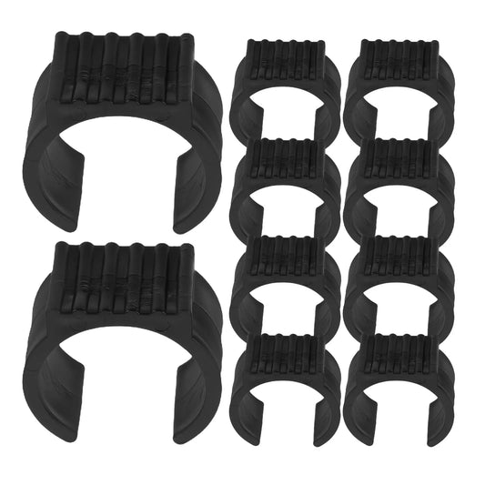 20Pcs U Shaped Hammock Stand Feet Pads Chair Leg Covers Plastic Foot Protectors Anti Slip Stable Fit 38-42Mm Diameter Round Base Peaceful Pleasures Health and Wellness Default Title