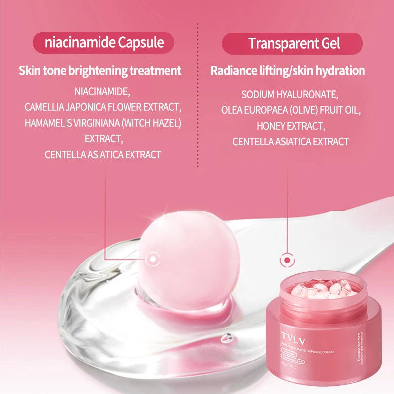 Collagen Pearl Capsule Cream – Niacinamide & Vitamin C Moisturizer