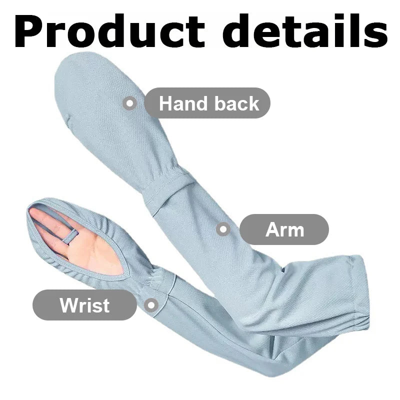 UV Sun Protection Fingerless Driving Gloves & Cooling Arm Sleeves UV Sun Gloves Peaceful Pleasures Health and Wellness