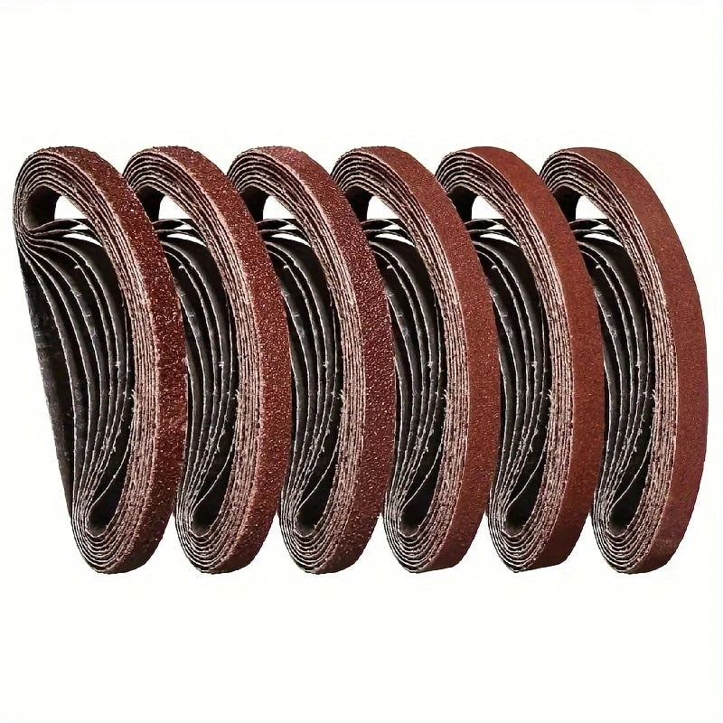 330x10mm Sanding Belts 60-800 Grit Alumina Sand Machine Adapters