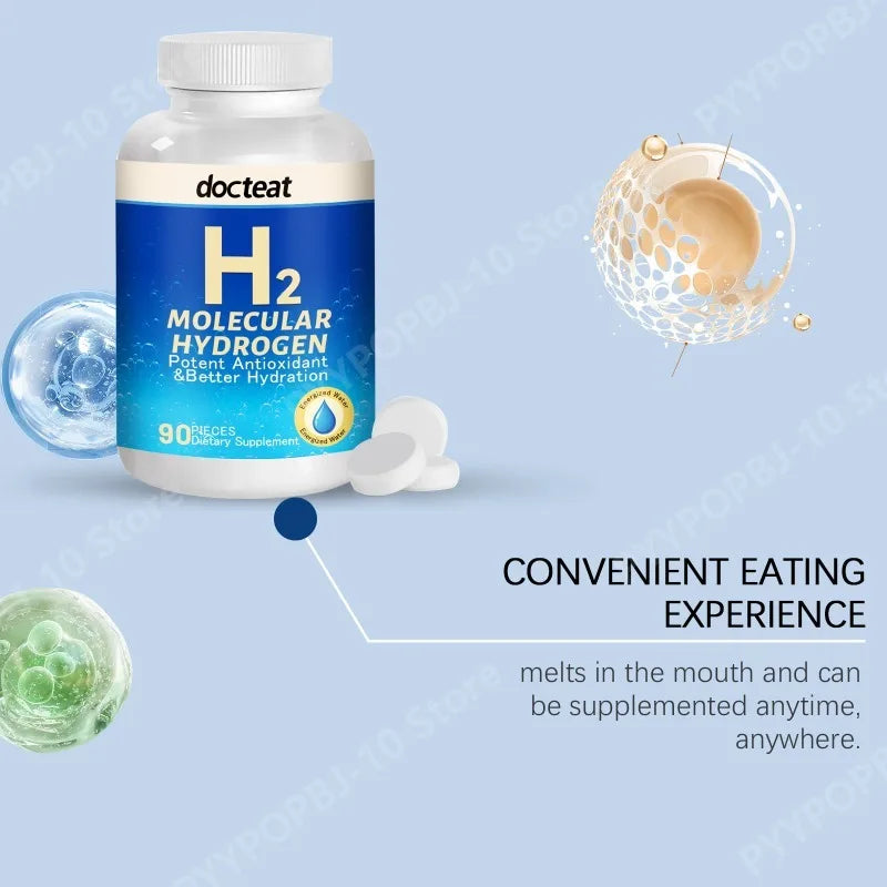 Docteat Hydrogen Water Tablets | Daily Hydration Support