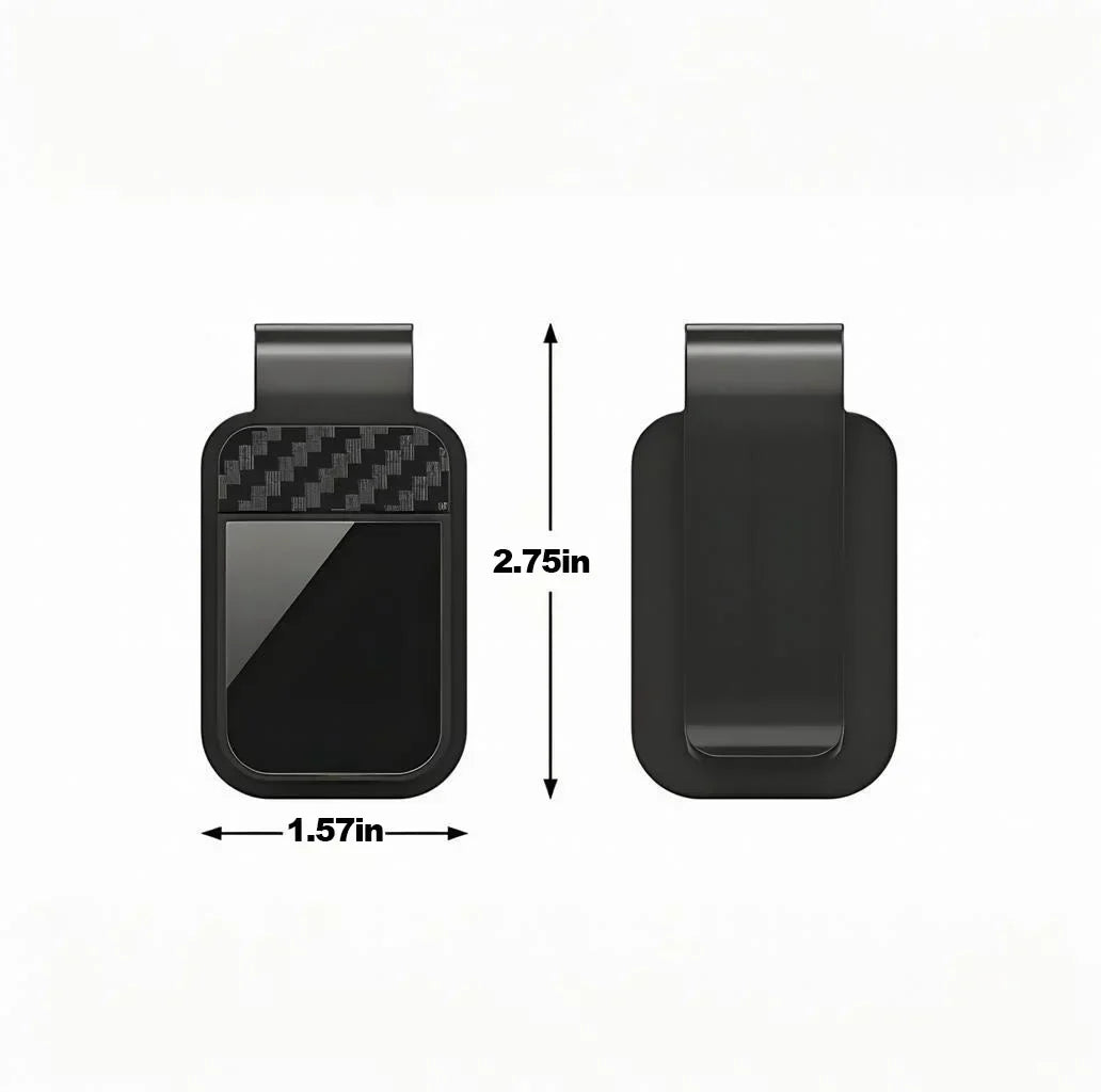 Car Sun Visor Sunglasses Clip & Card Holder | ABS Storage
