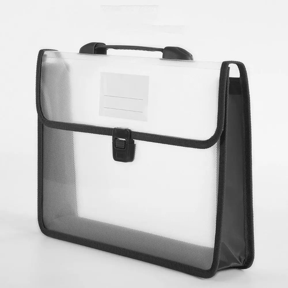 Folders Accordion File Pouch School Home Organization Office Supplies Document Bag File Wallet File Folder File Storage Bag Peaceful Pleasures Health and Wellness black