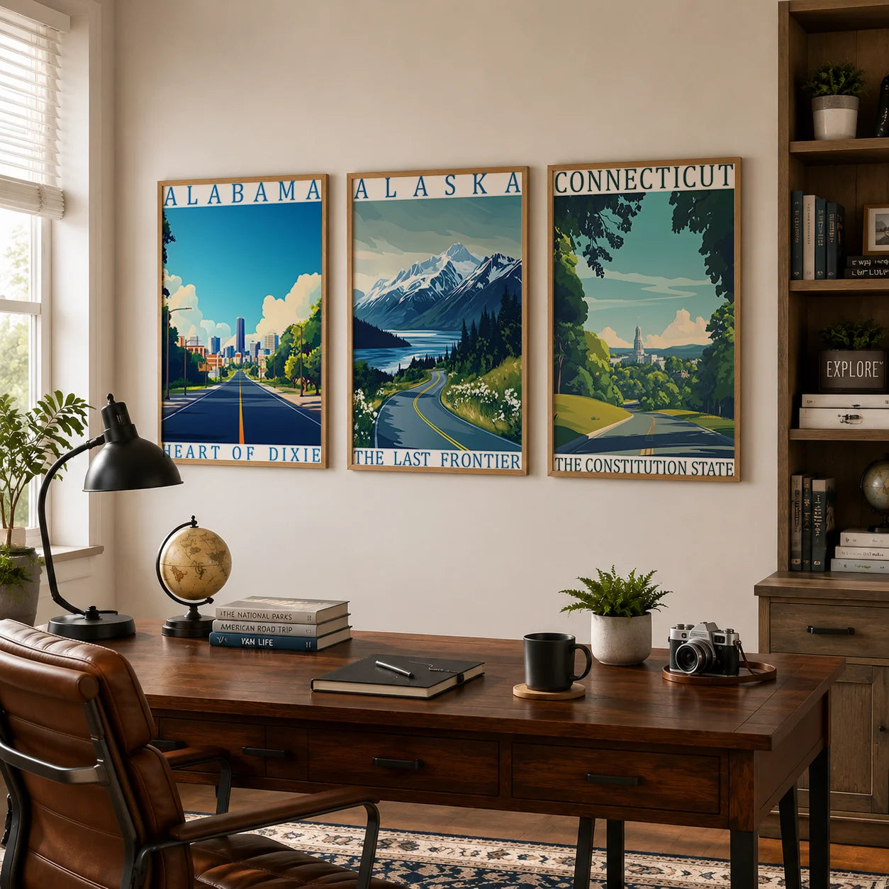 Nature Canvas Wall Art | Modern Landscape Poster Print Canvas Wall Art Peaceful Pleasures Health and Wellness