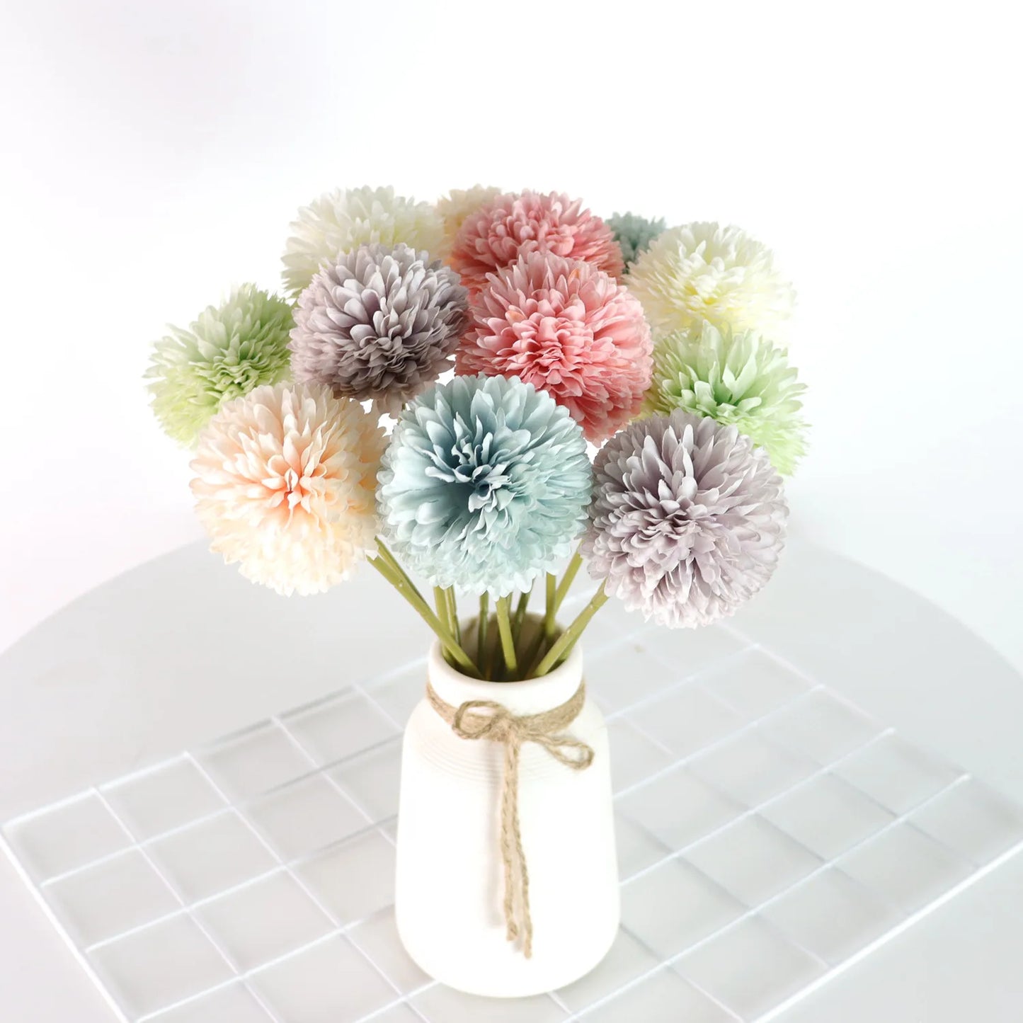 Silk Dandelion Flower Ball – Artificial Wedding Bouquet Decor