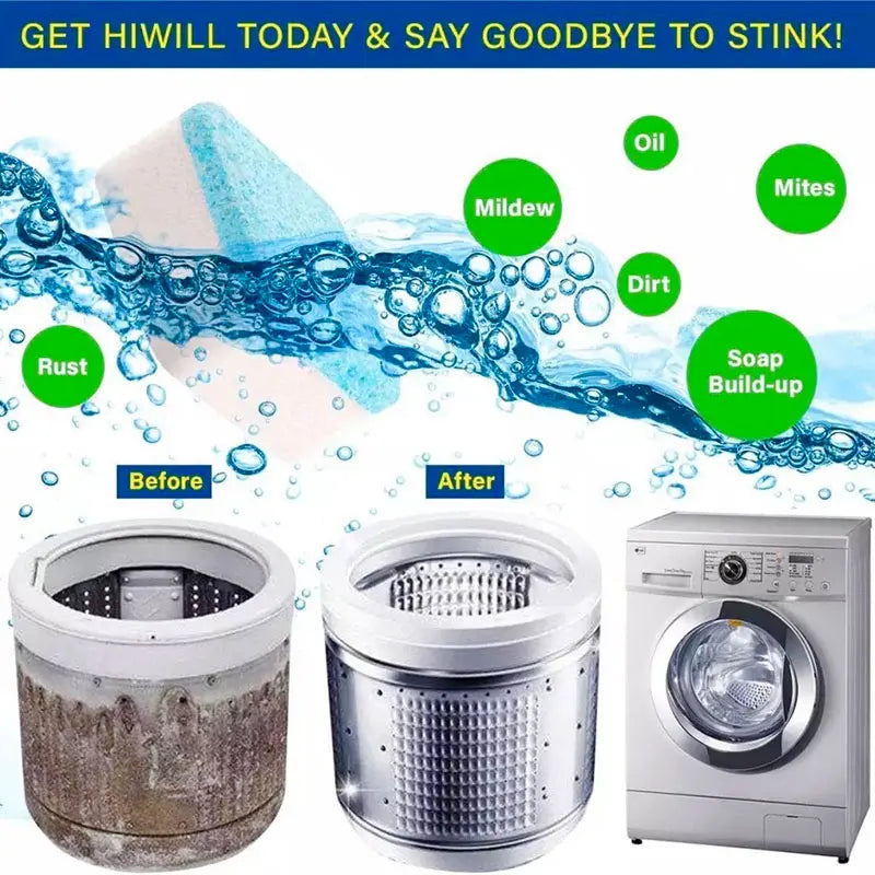 1/5/10pcs Descaling Deodorizing Cleaning Cubes Natural Ingredient Extracts Powerful Cleaning Effervescent Tablet Washing Machine Peaceful Pleasures Health and Wellness