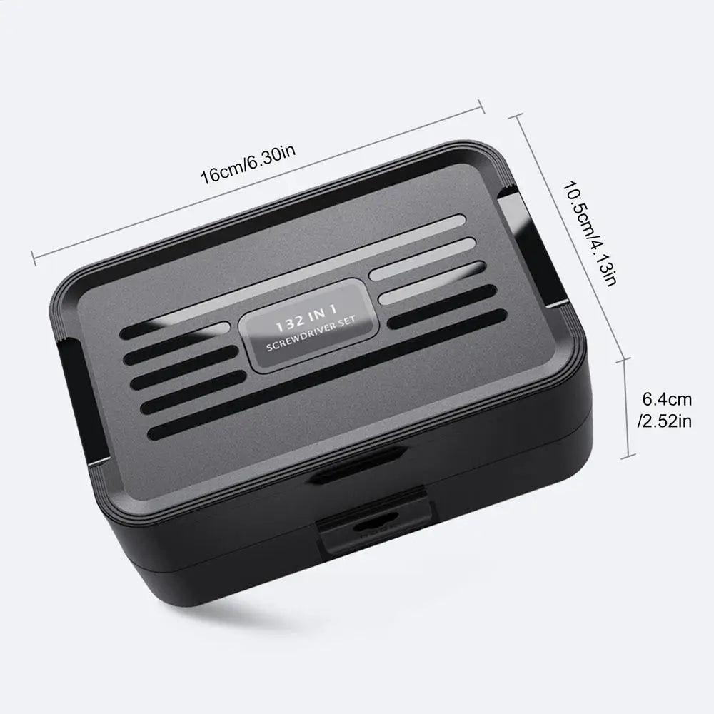 108-Bit Precision Screwdriver Set | Electronics Repair Kit Precision Screwdriver Set Peaceful Pleasures Health and Wellness China Mainland Black