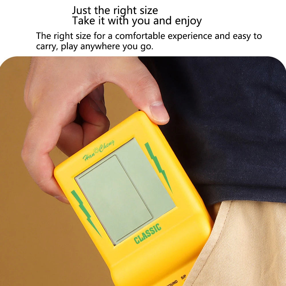 Large Screen Tetris Games Console Retro Nostalgic Classic Handheld Games Console Electronic Toys Retro Handheld Games Player New Peaceful Pleasures Health and Wellness