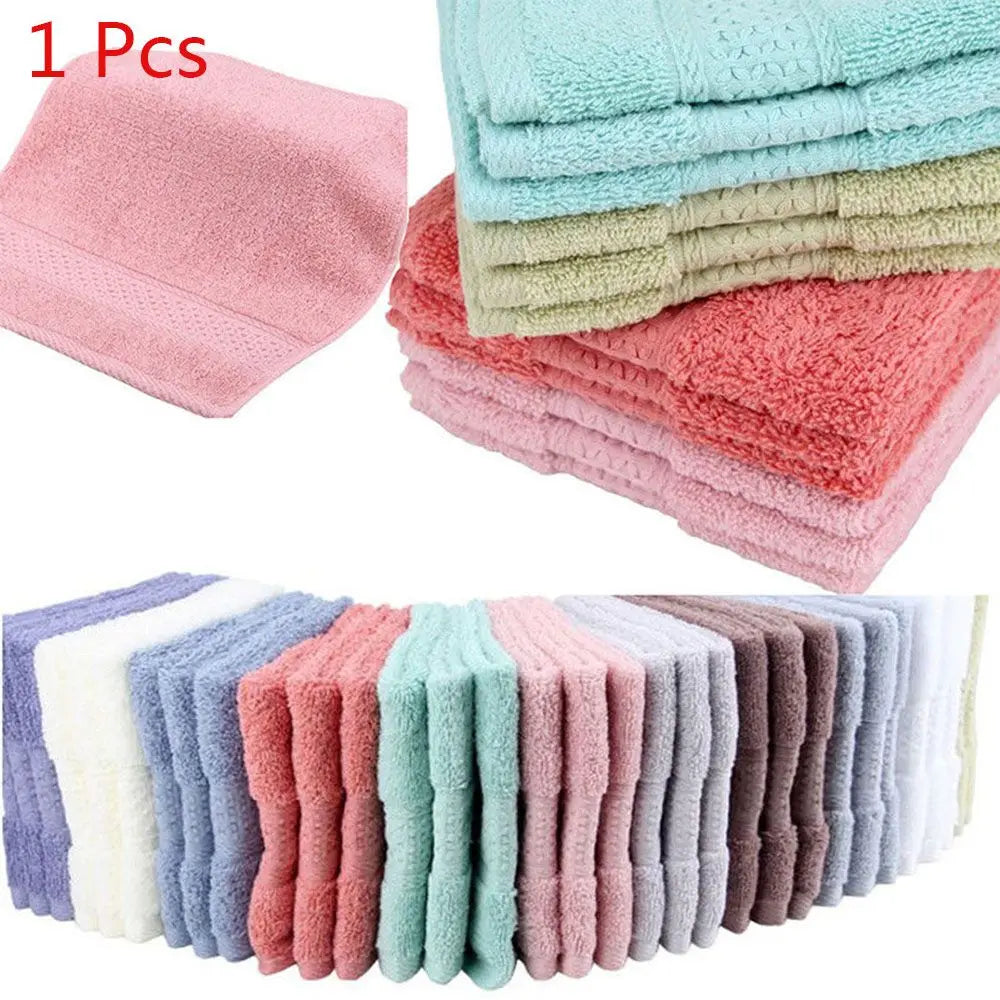 100% Cotton Square Face Towel – Soft Absorbent Wash Cloth