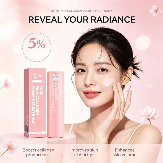 PDRN Pink Collagen Balm Stick – Face & Lip Moisturizer Collagen Balm Stick Peaceful Pleasures Health and Wellness