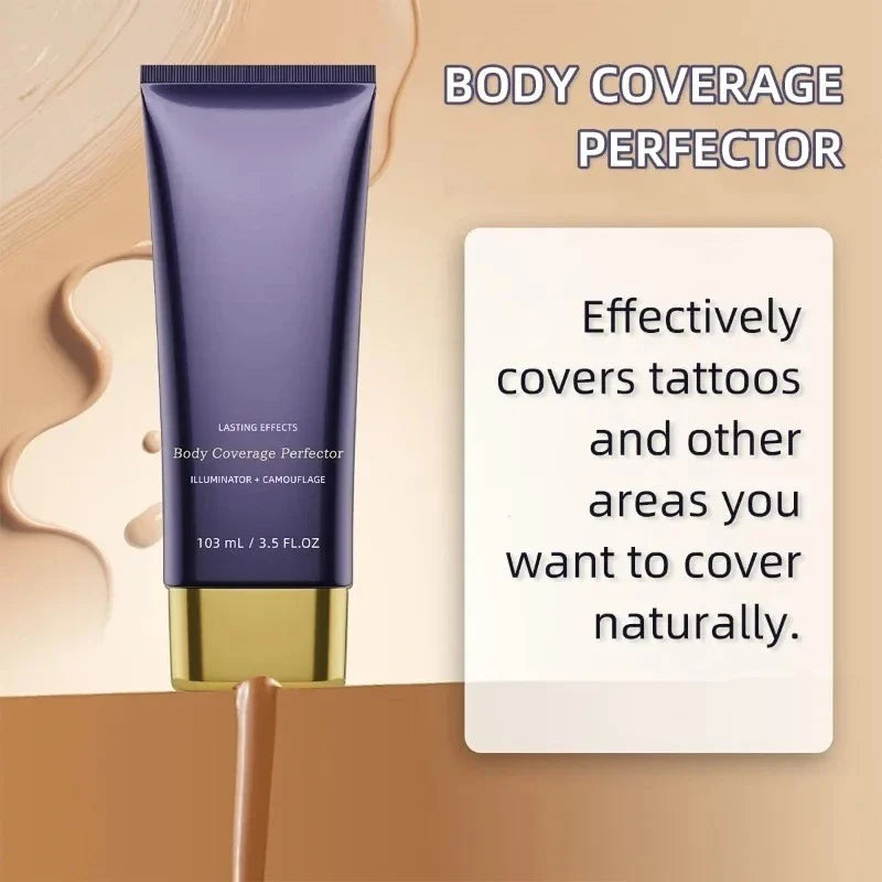 BARUBT Waterproof Body Coverage Concealer Cream + Buffer Brush