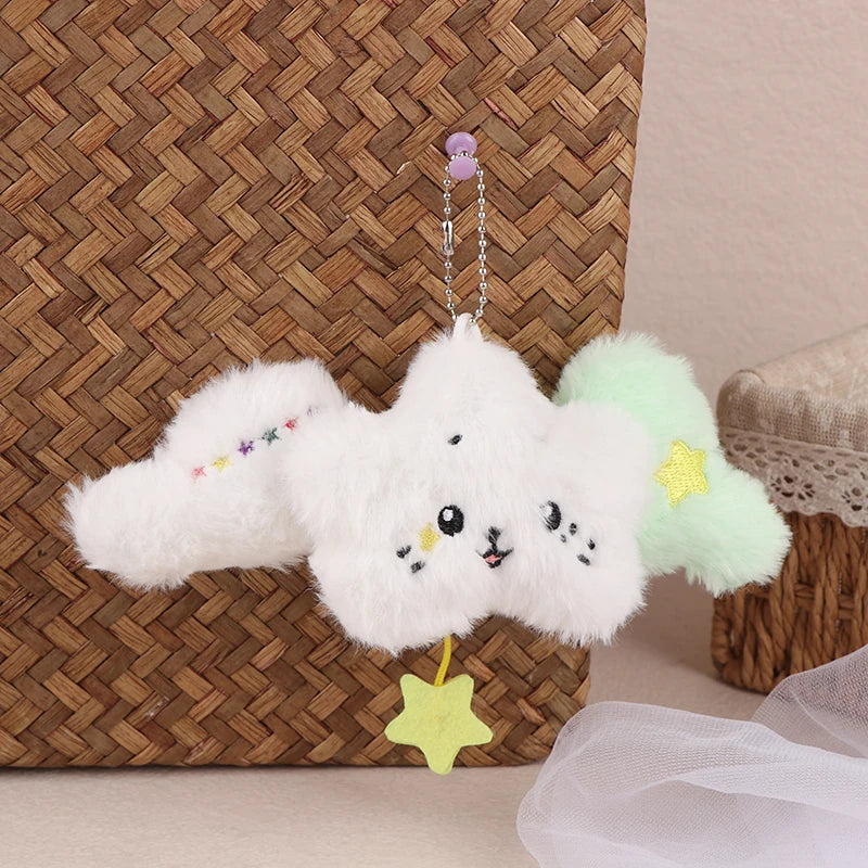 Plush Star Cartoon Keychain Pendant | Bag Charm & Gift