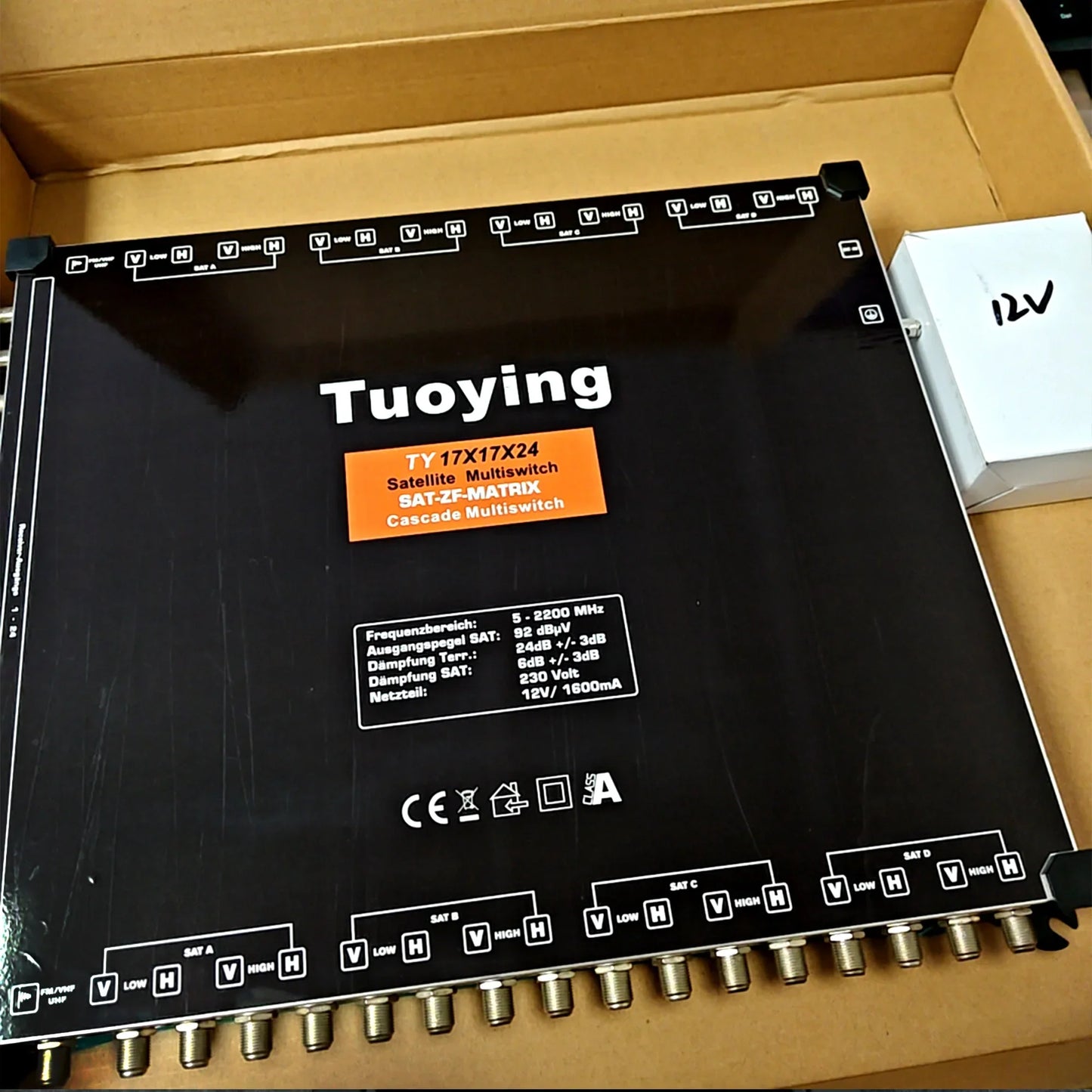 17×17×24 Cascade Satellite Multiswitch | CE Certified