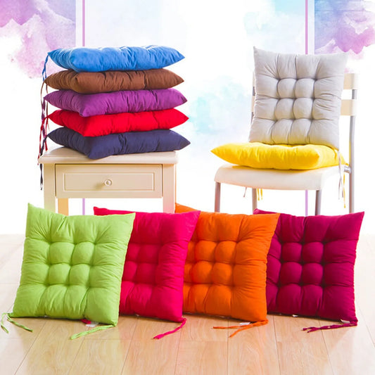 40cm Throw Pillow Chair Fixed Rope Non-Slip Seat Cushion Nap Pillows Home Office Chair Cushion Seat Soft Pad Pillow Sofa Cushion Peaceful Pleasures Health and Wellness