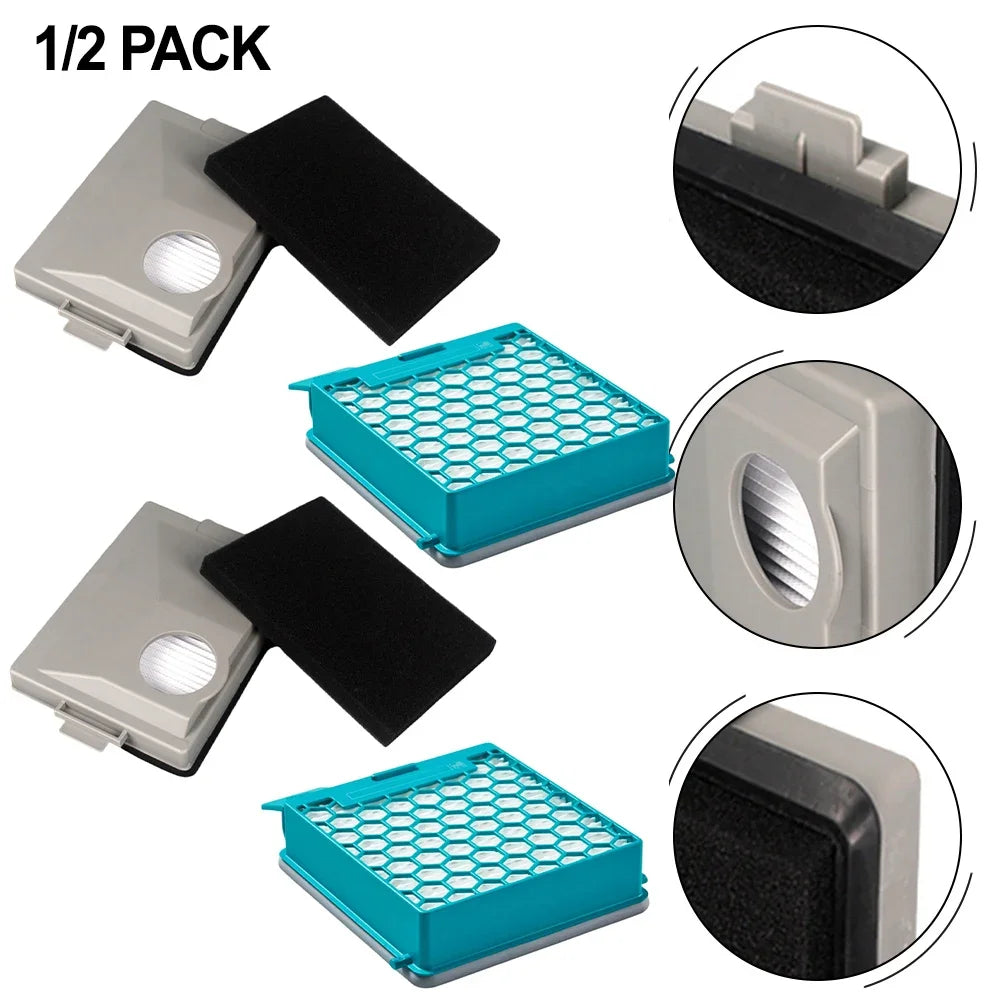 Carbon & HEPA Filter Set for Miele Blizzard CX1 & Boost CX1